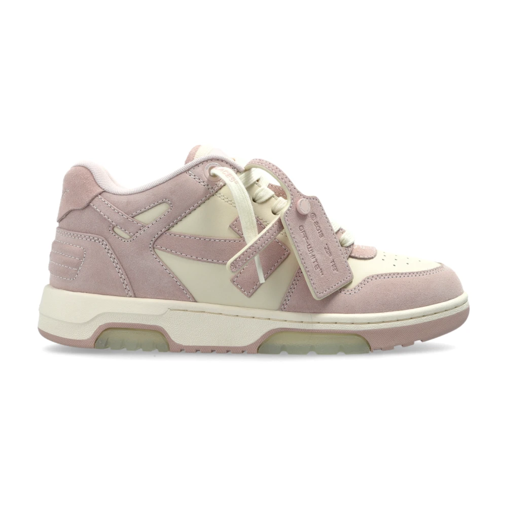 Off White Women's Pink Sneakers, 5 Uk, Out Of Office Trainers