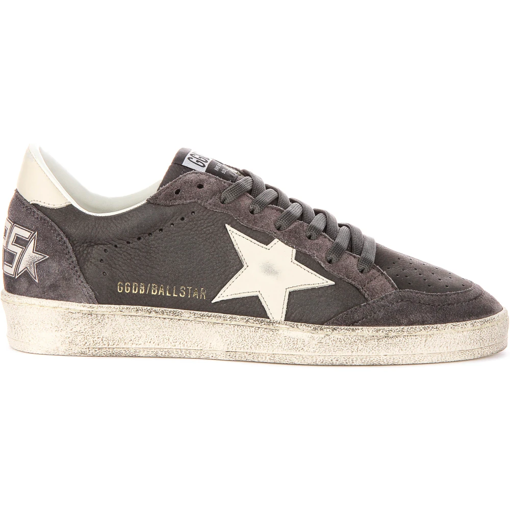 Golden Goose Men's Gray Sneakers, 9 Uk, Ball Star Trainers