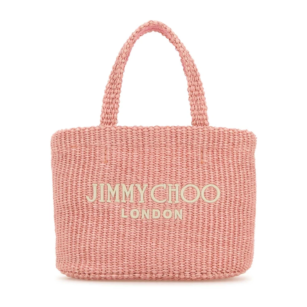 Jimmy Choo Roze Mini Strandhandtas Pink Dames