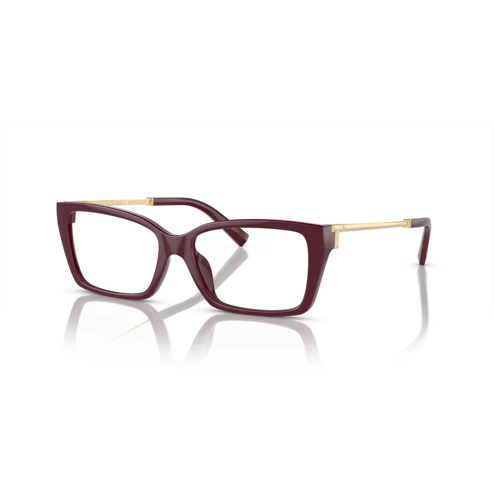 Tiffany Unisex Red Burgundy Eyewear Frames - Glasses - 54 Mm - Accessories