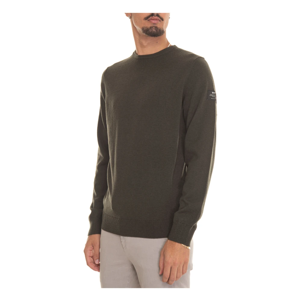 Ecoalf Gerecyclede Ronde-hals Pullover Green Heren