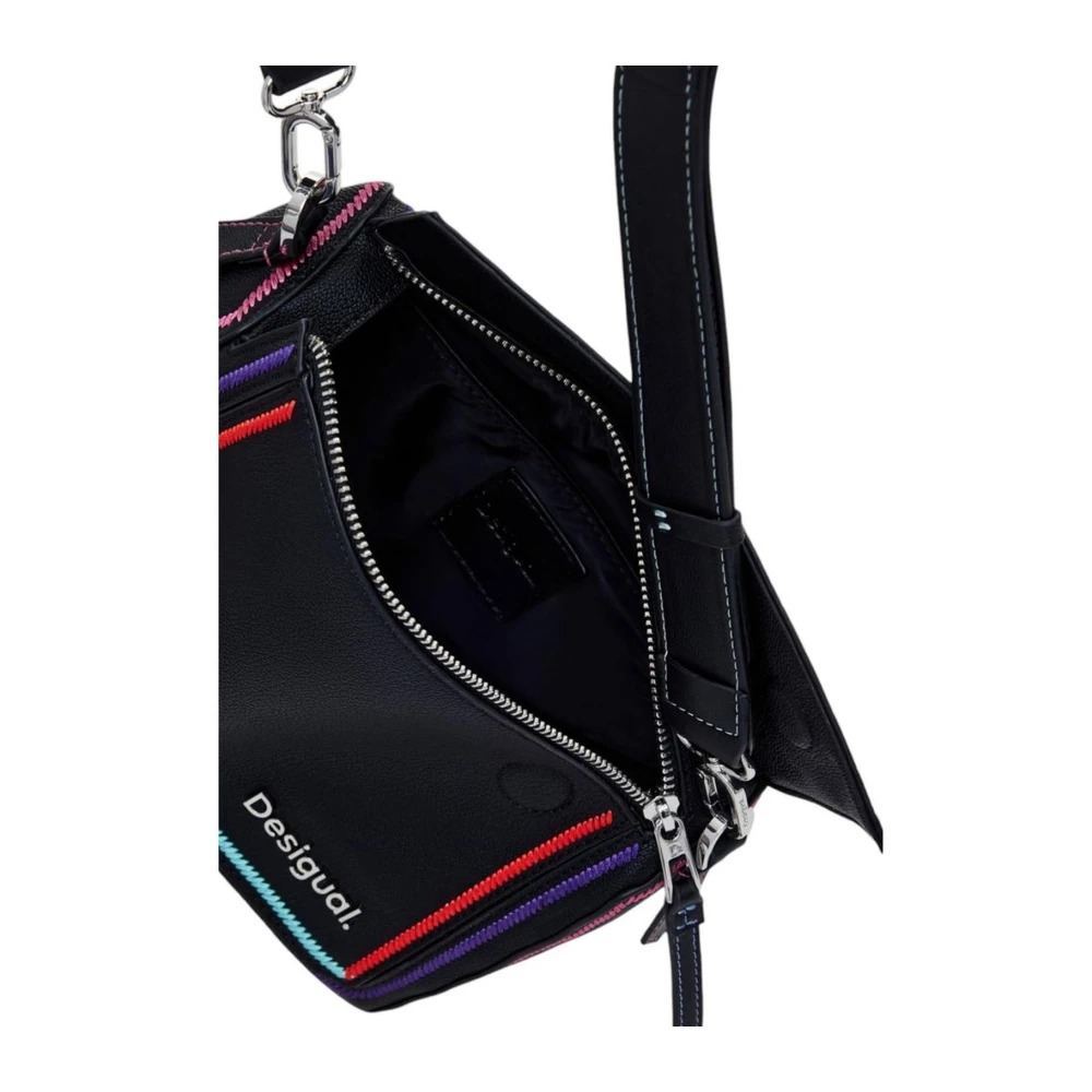 Desigual Moderne Zwarte Handtas Dames Collectie Black Dames