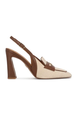 Kazar Slingback pumps med en touch av modern elegans