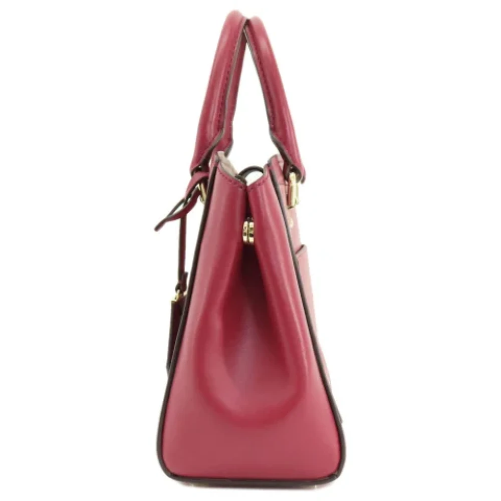 Michael Kors Pre-owned Leather handbags Red Dames