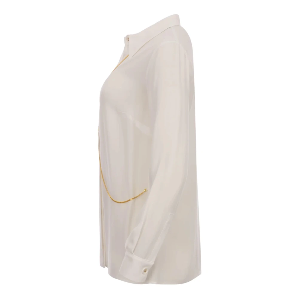 Elisabetta Franchi Stijlvolle Blouse voor Vrouwen White Dames