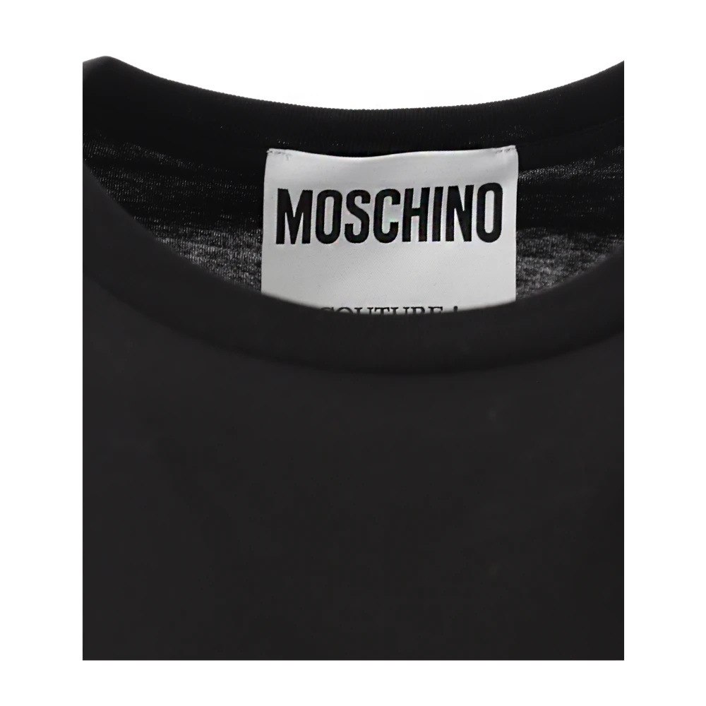 Moschino Liefde Vertrouwen Jersey T-shirt Black Heren
