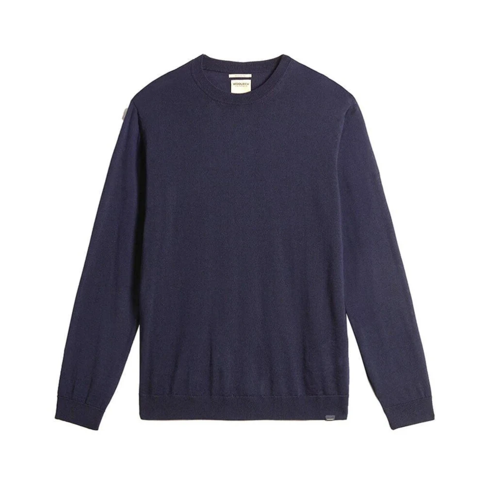 Woolrich Stijlvolle Sweaters voor Winterseizoen Blue Heren