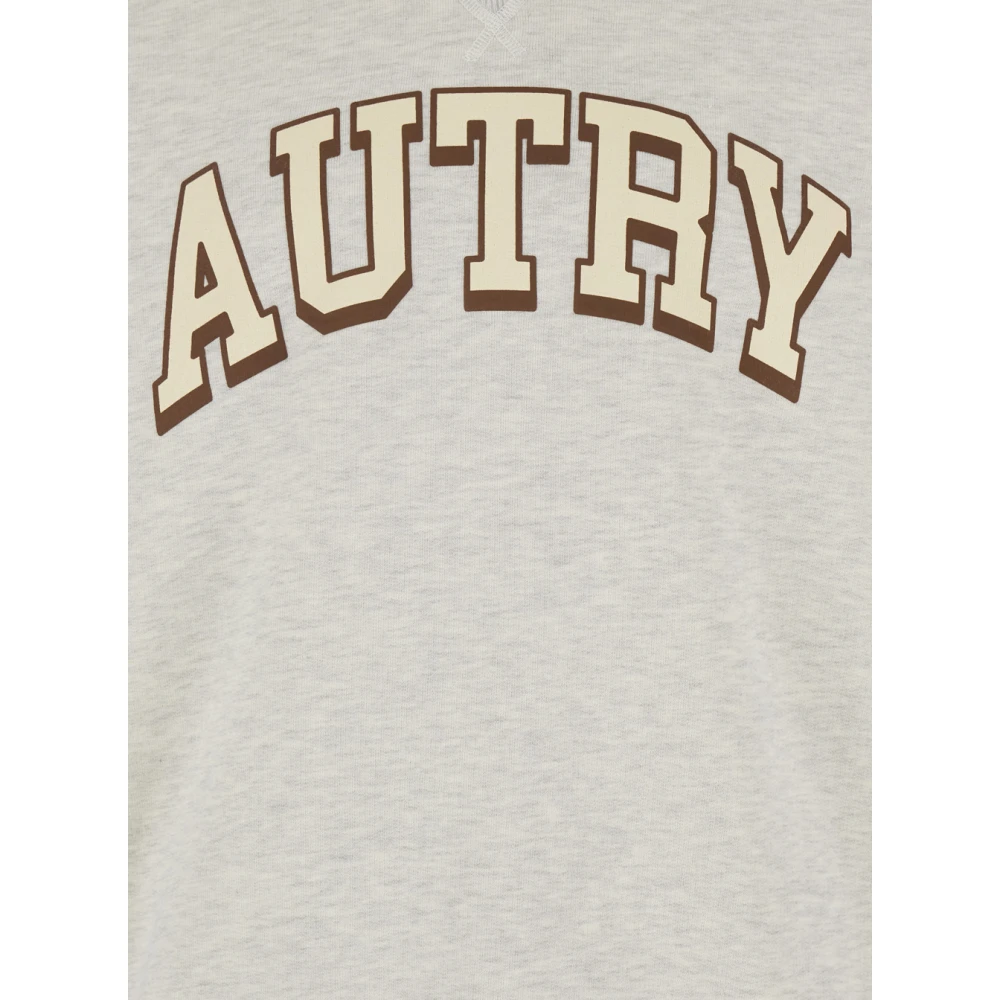 Autry Grijze Trui met Ronde Hals Gray Heren