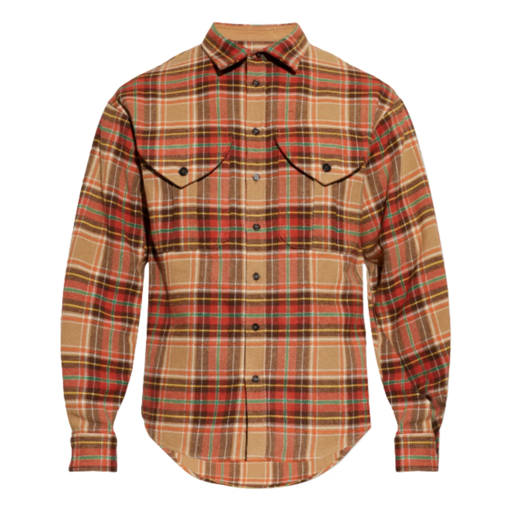 Dsquared2 Plaid Military Shirt - Male - Casual Shirts - Multicolor - M - Shirts