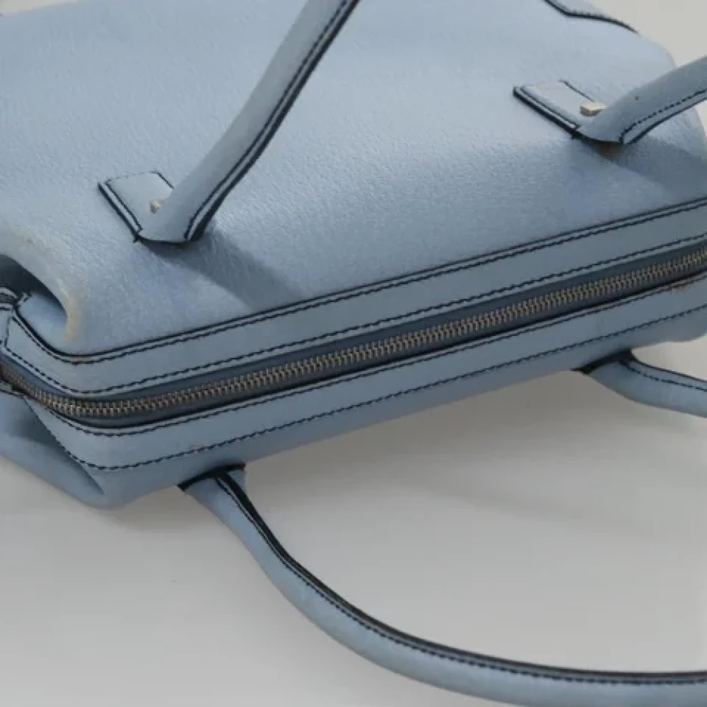 Salvatore Ferragamo Pre-owned Leather handbags Blue Dames