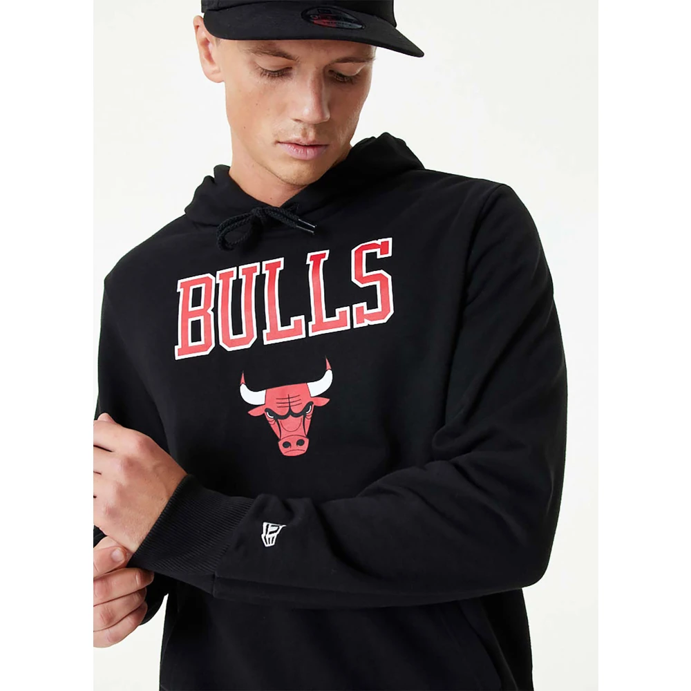 new era Chicago Bulls Sweatshirt Black Heren