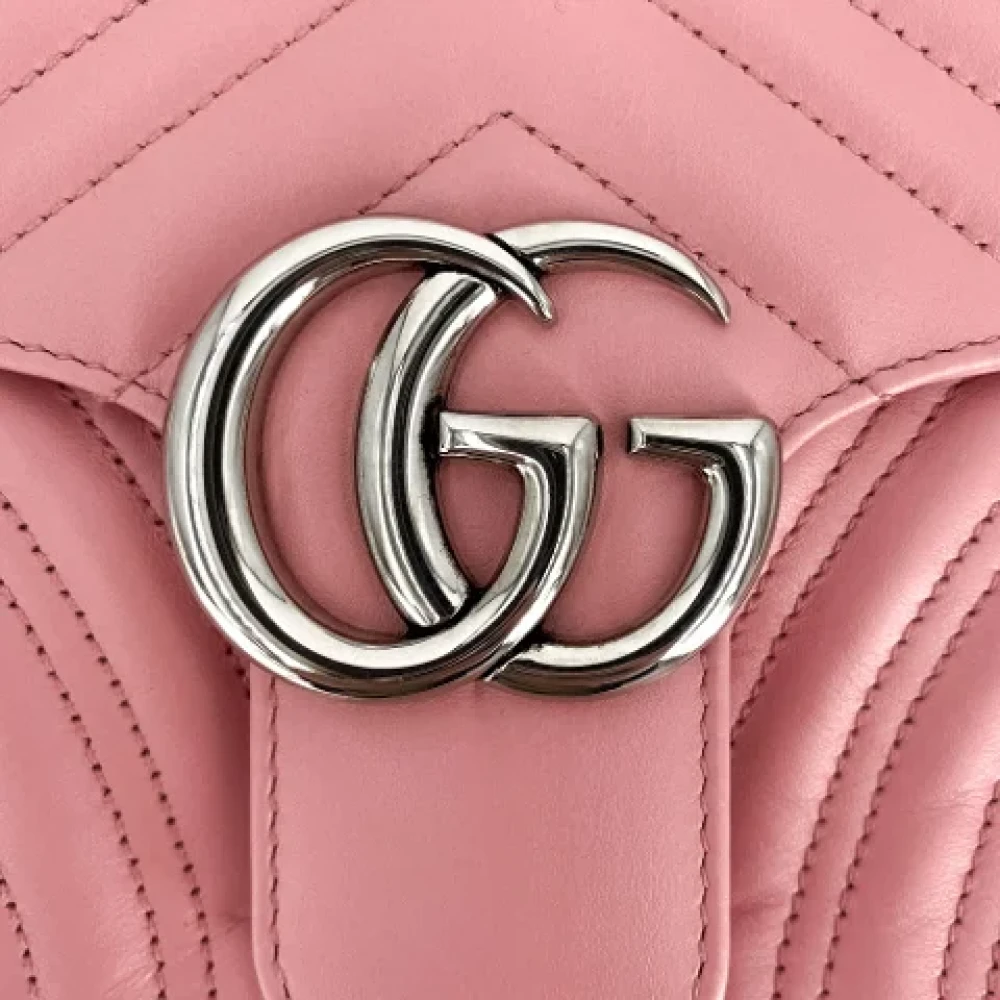 Gucci Vintage Pre-owned Leather handbags Pink Dames