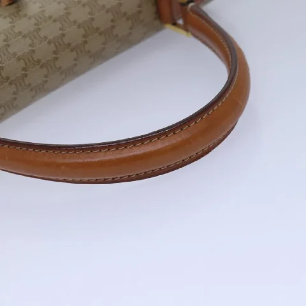 Celine Vintage Pre-owned Canvas celine-bags Beige Dames
