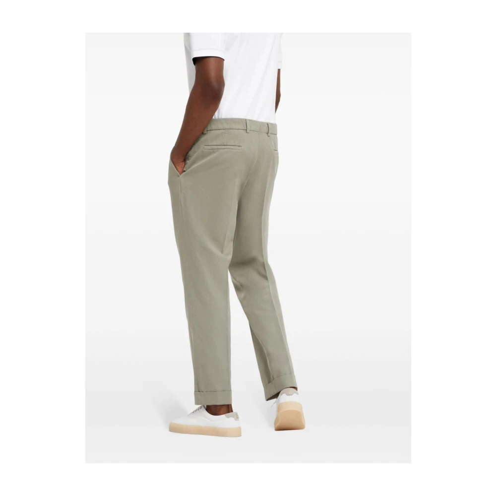 BRUNELLO CUCINELLI Heren Casual Chinos Broek Green Heren