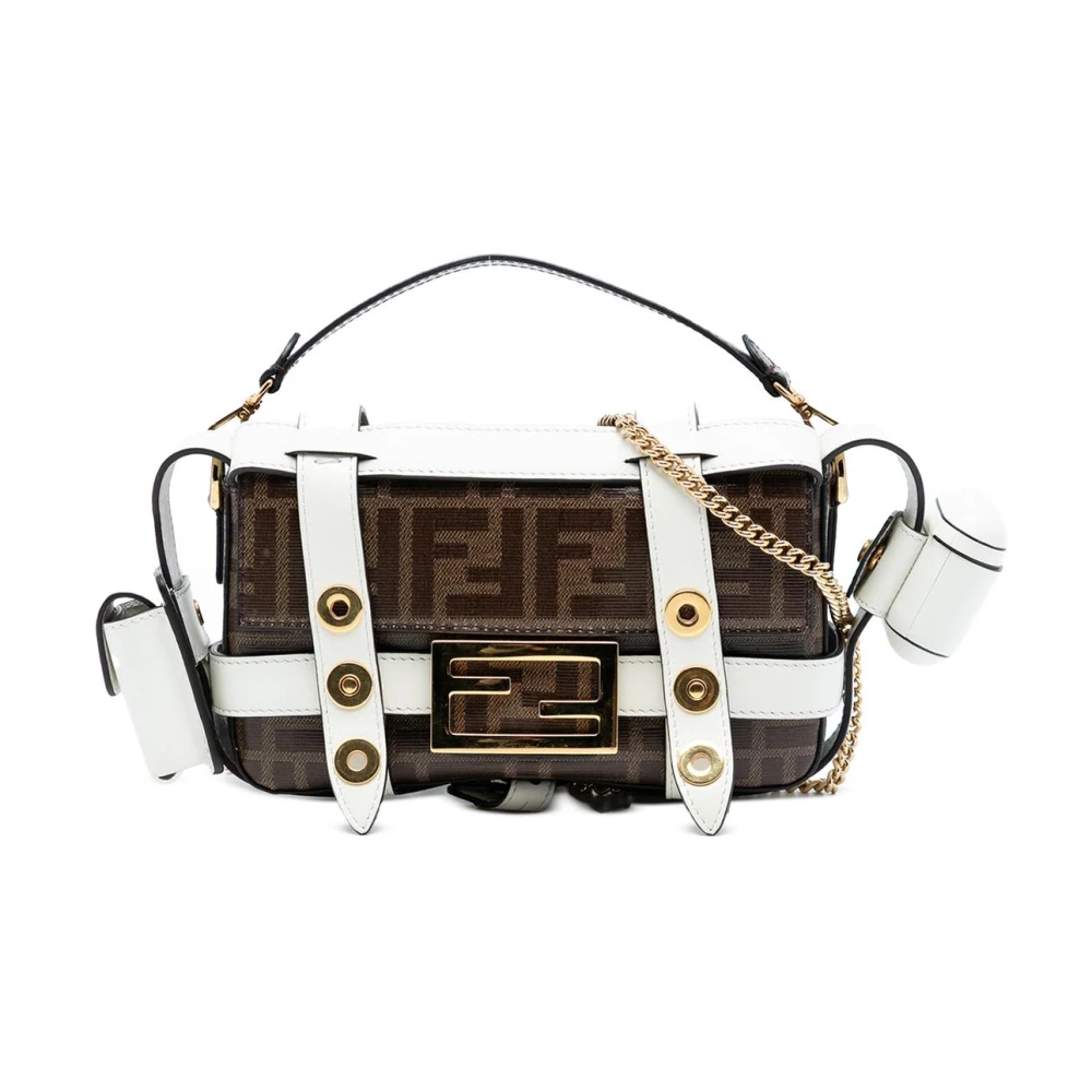 Fendi Vintage Women's Brown Pre-Owned Crossbody Bag
