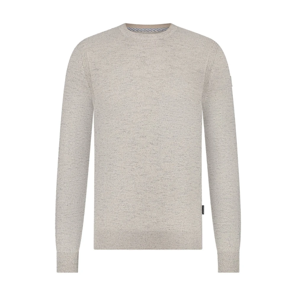 State of Art Crew-Neck Pullover in Moderne Stijl Beige Heren