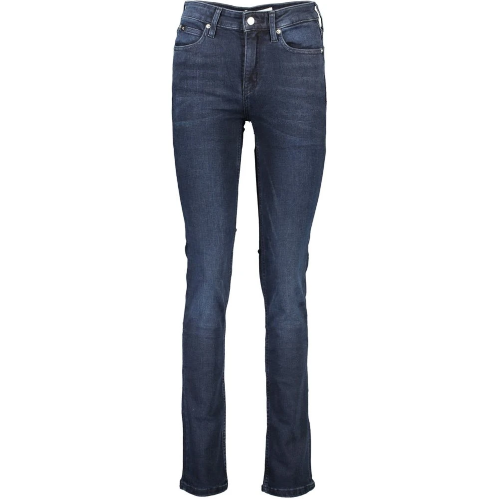 Calvin Klein Blu Cotton Women Jeans - W25 | L32 - Image 2