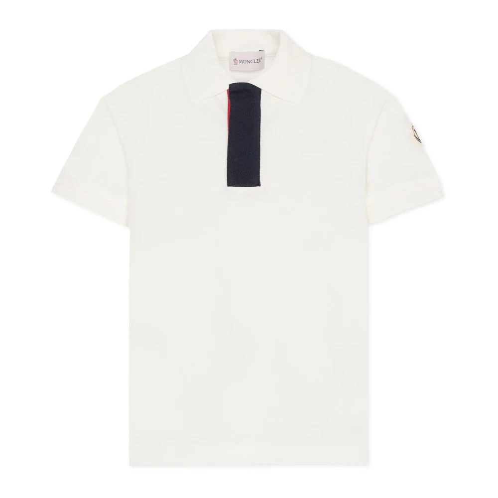 Moncler Unisex Beige Logo Polo Shirt