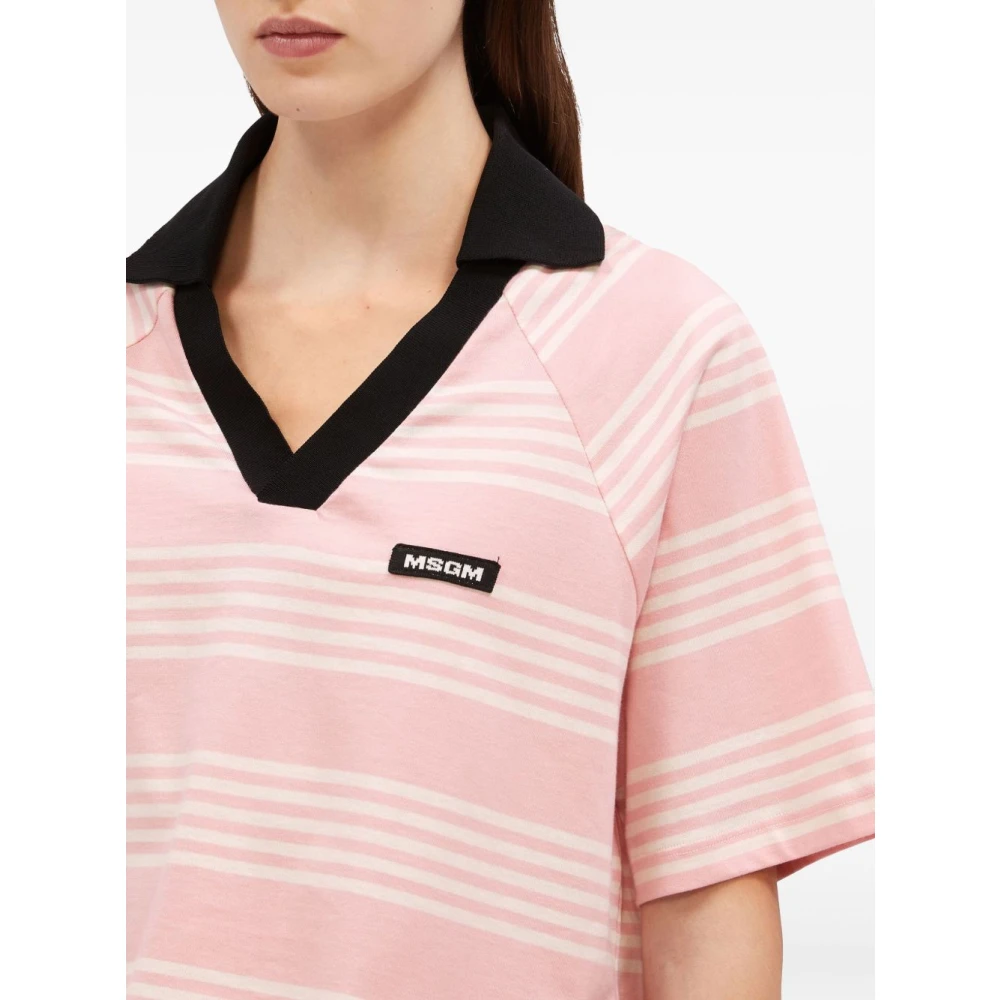 Msgm Roze T-shirt en Polo voor vrouwen Pink Dames