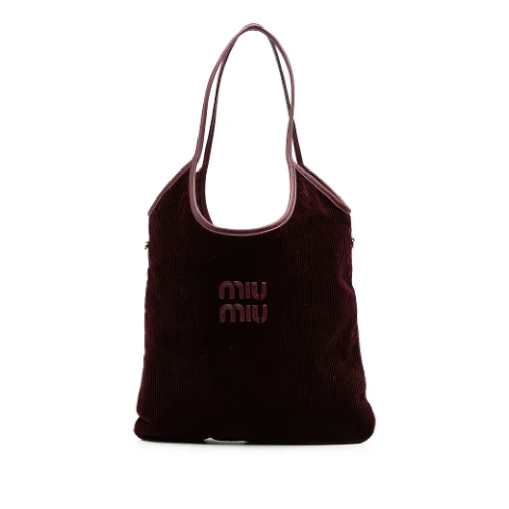 Pre-owned > Pre-owned Bags > Pre-owned Tote Bags - - Miu Miu Pre-owned - Modalova