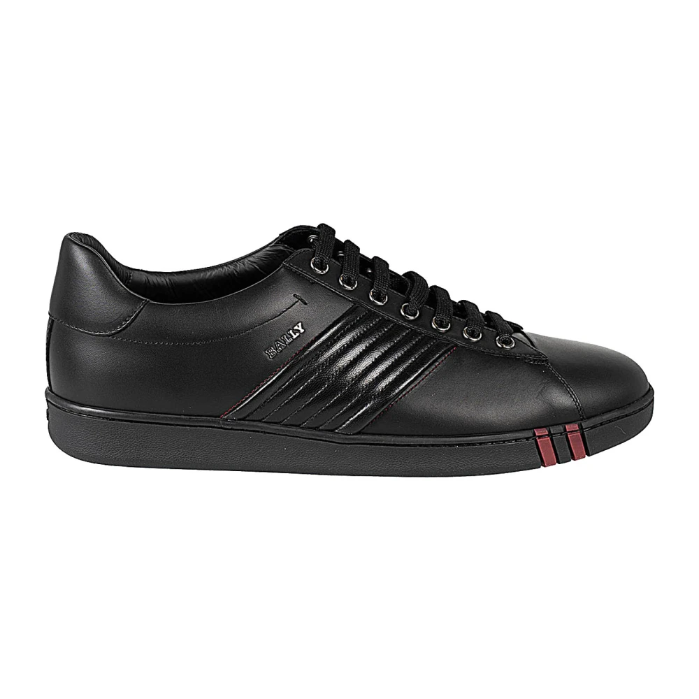 Bally Klassieke Leren Veterschoenen Heren Schoenen Zwart