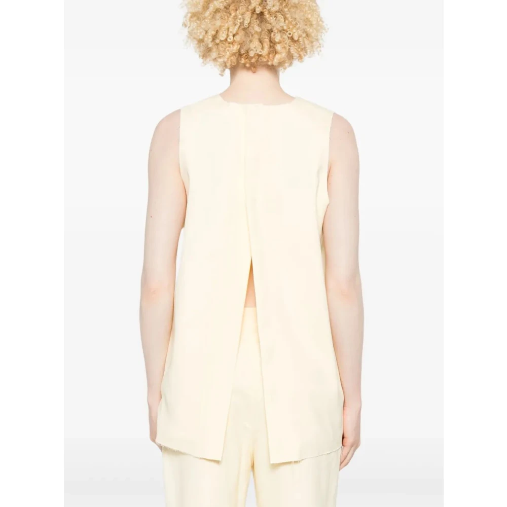Plan C Stijlvolle TOP voor een trendy look Beige Dames