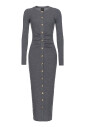 robe-midi-a-boutons-cotelee