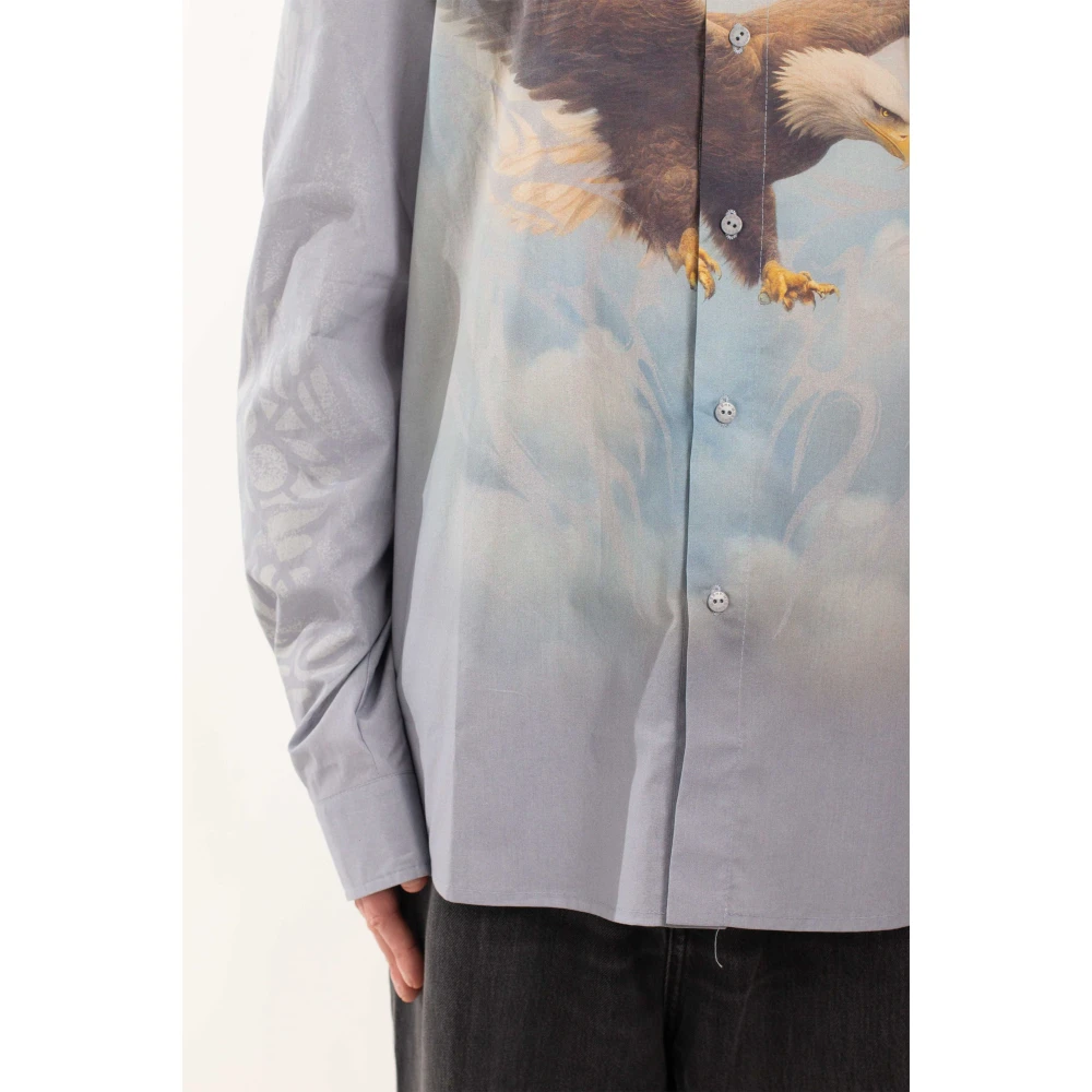 Misbhv Monument Valley Shirt in Licht Grijs Multicolor Heren