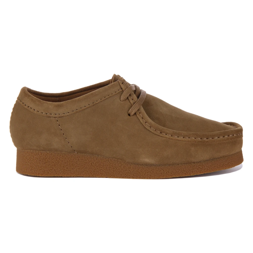 Clarks Men's Brown Wallabee Evo Suede Boots - Laced Shoes - 9 Uk - Shoes