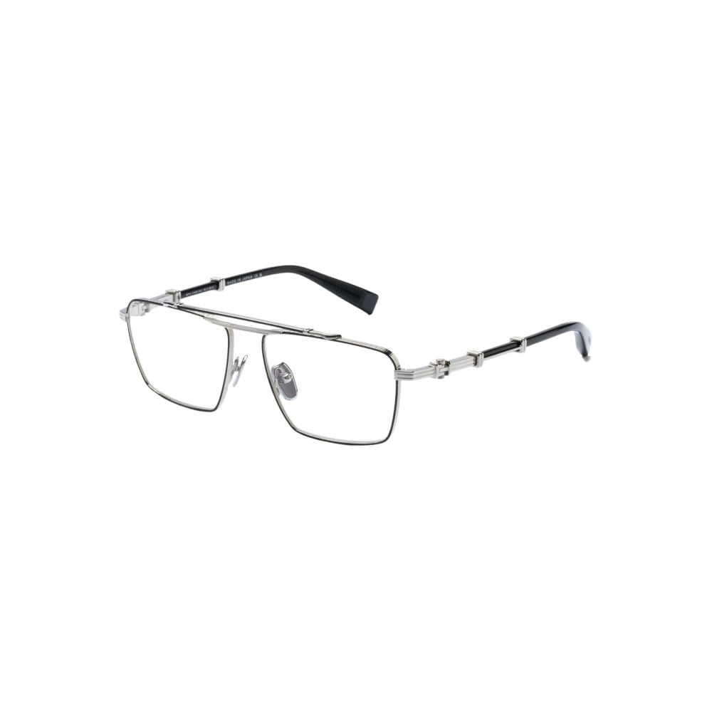 Balmain Men's Gray Brigade Vi Optical Frame - Glasses - 56 Mm - Accessories
