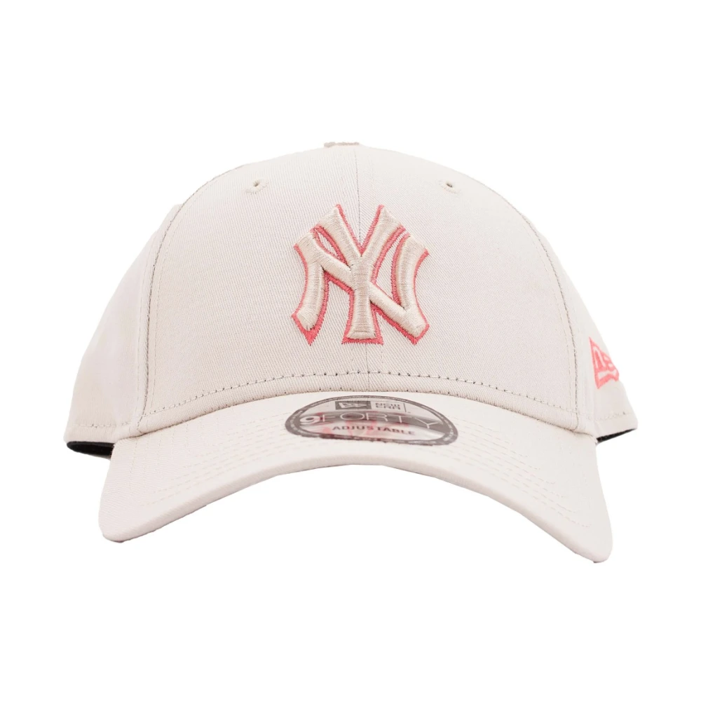 new era Team Outline Cap Beige Heren