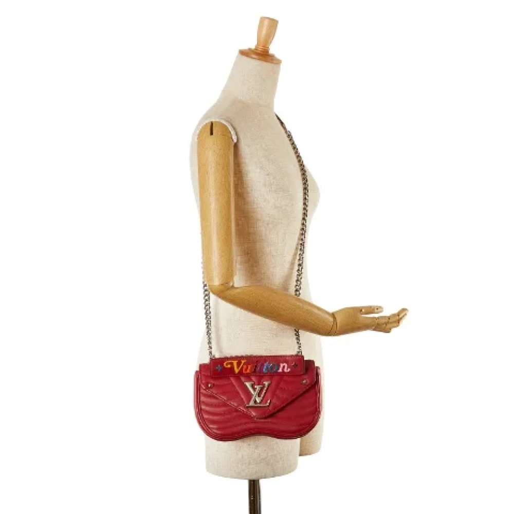 Louis Vuitton Vintage Pre-owned Leather handbags Red Dames