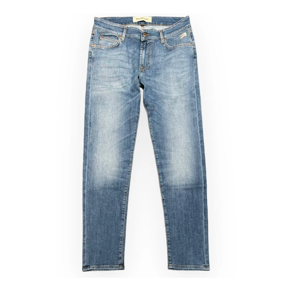 Roy Roger's Klassieke Denim Jeans voor Mannen Blue Heren
