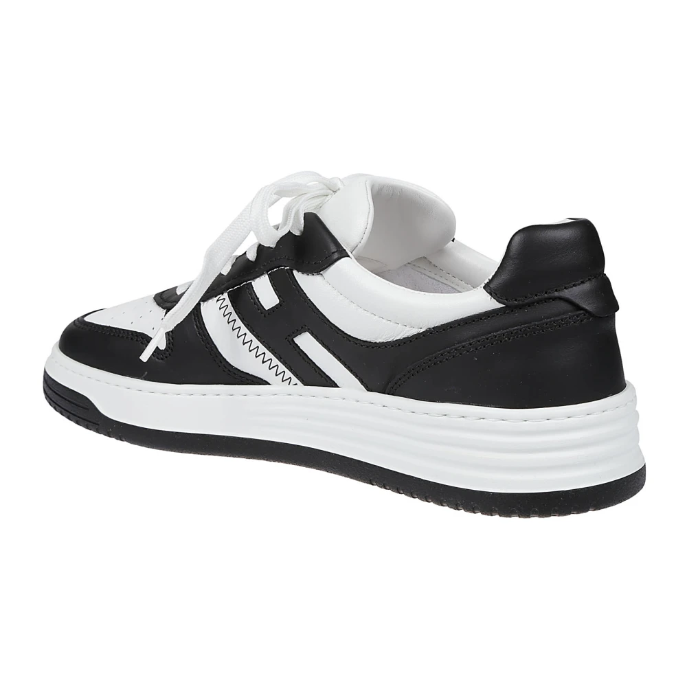 Hogan Bianco Nero H630 Sneakers Black Heren