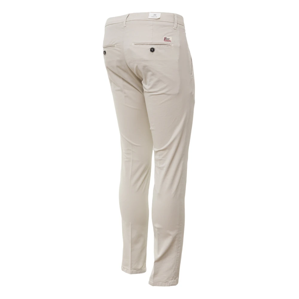 Roy Roger's Trousers Beige Heren