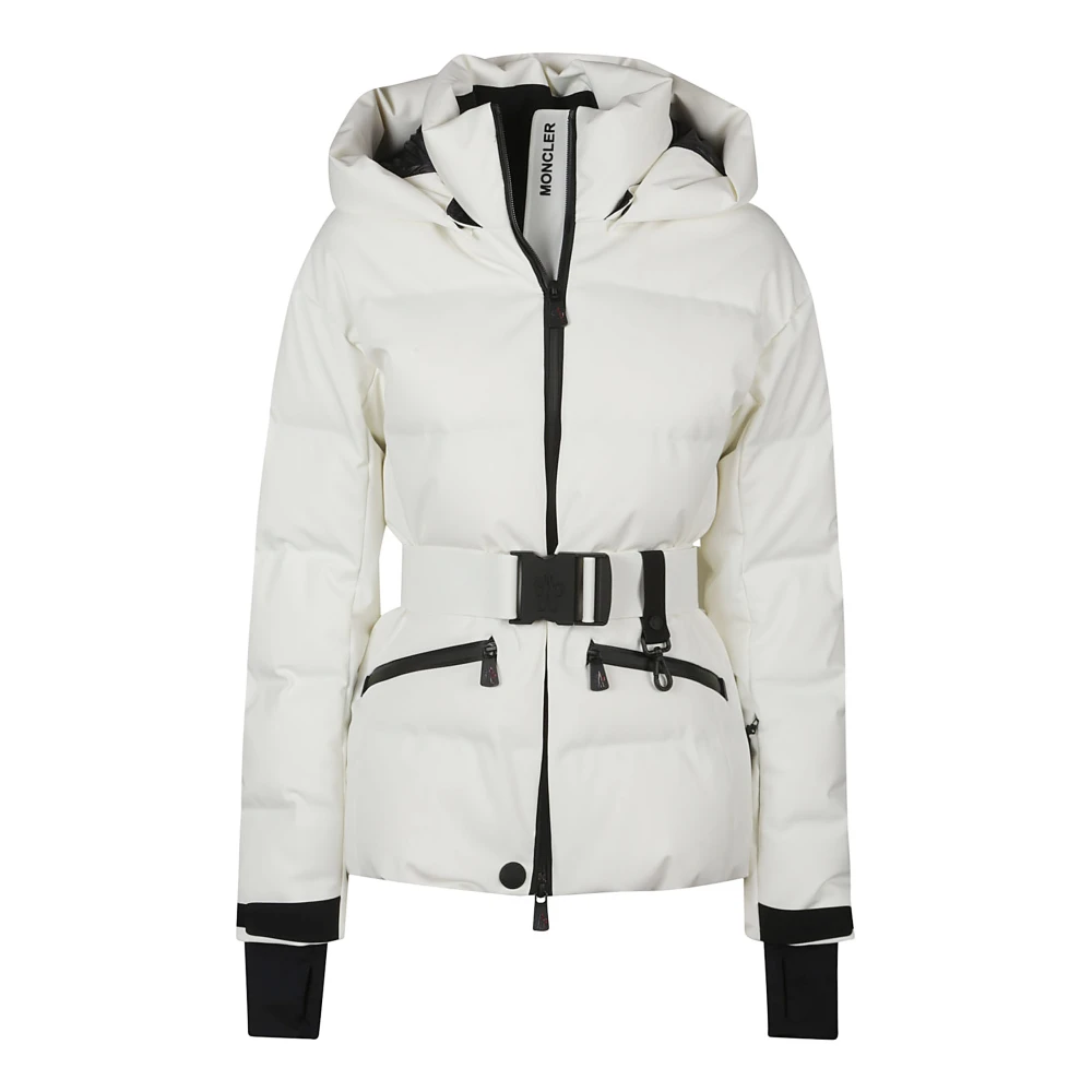 Moncler Warme Donsjas voor Koud Weer White Dames