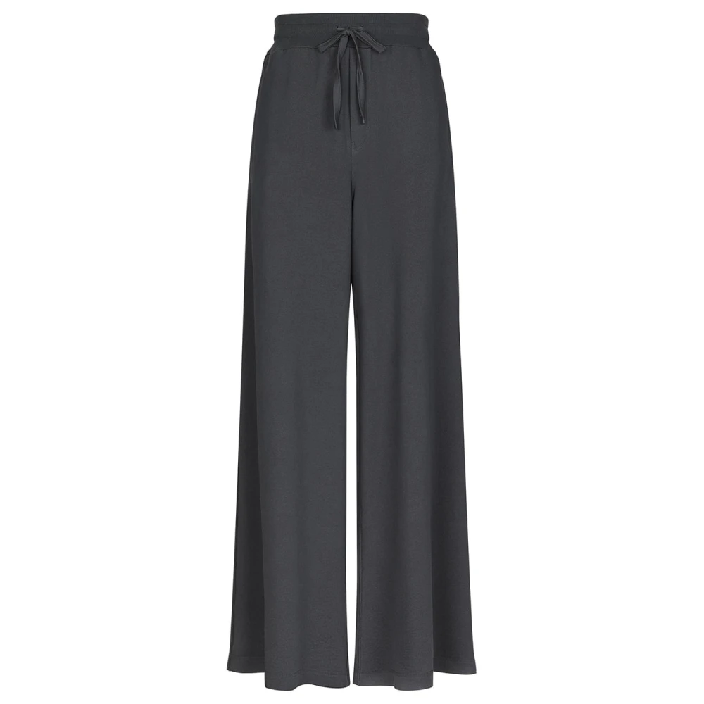 Dolce & Gabbana Men's Gray Sweatpants, L, Wide Leg Trousers