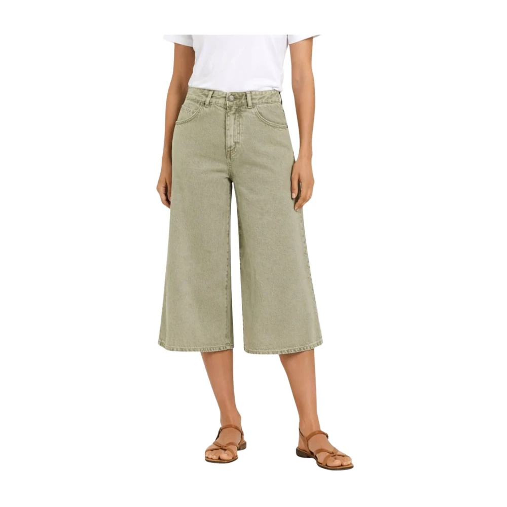 Pinko Kvinno Grön Jeans Dam, W27, Bomull, Burkina Bermuda