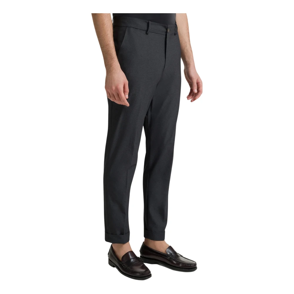RRD Slim Fit Chino Pant Zwart Black Heren