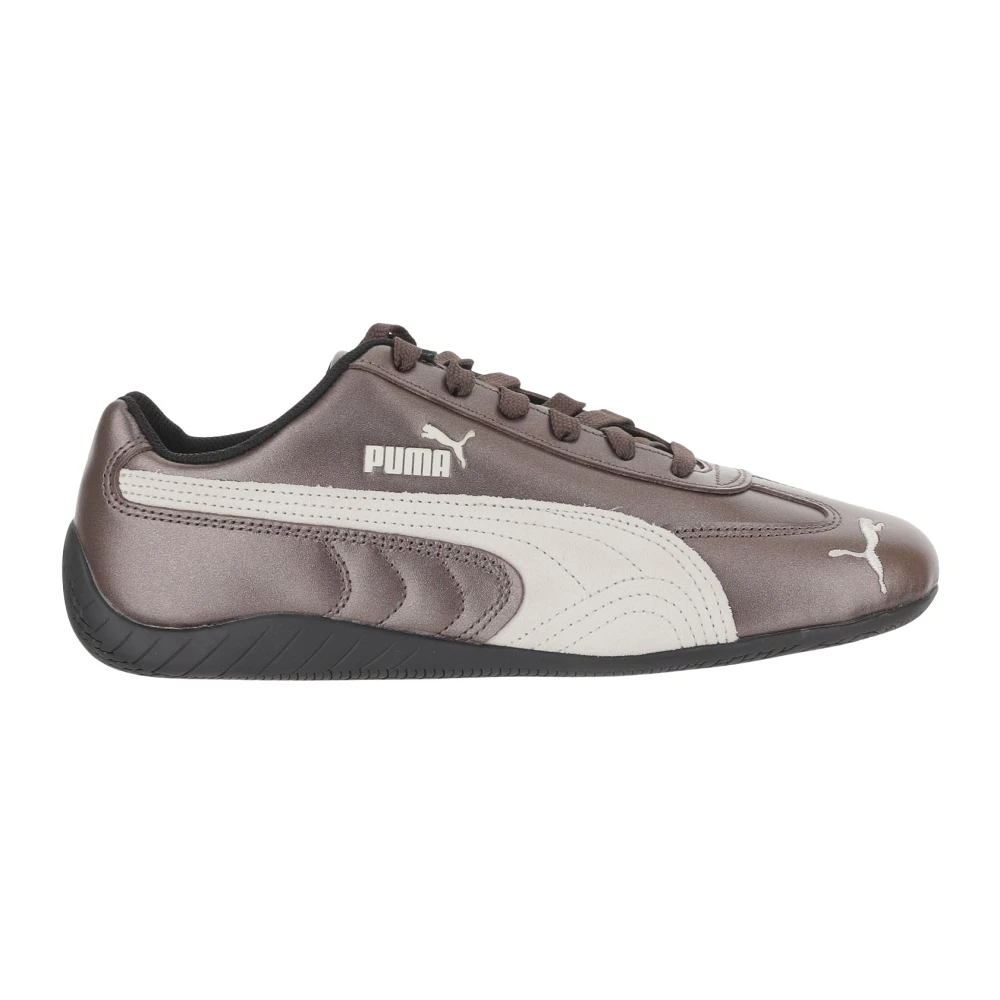 Puma Brown Speedcat Metallic Trainers - Female - Skateboarding - 6 Uk - Sport