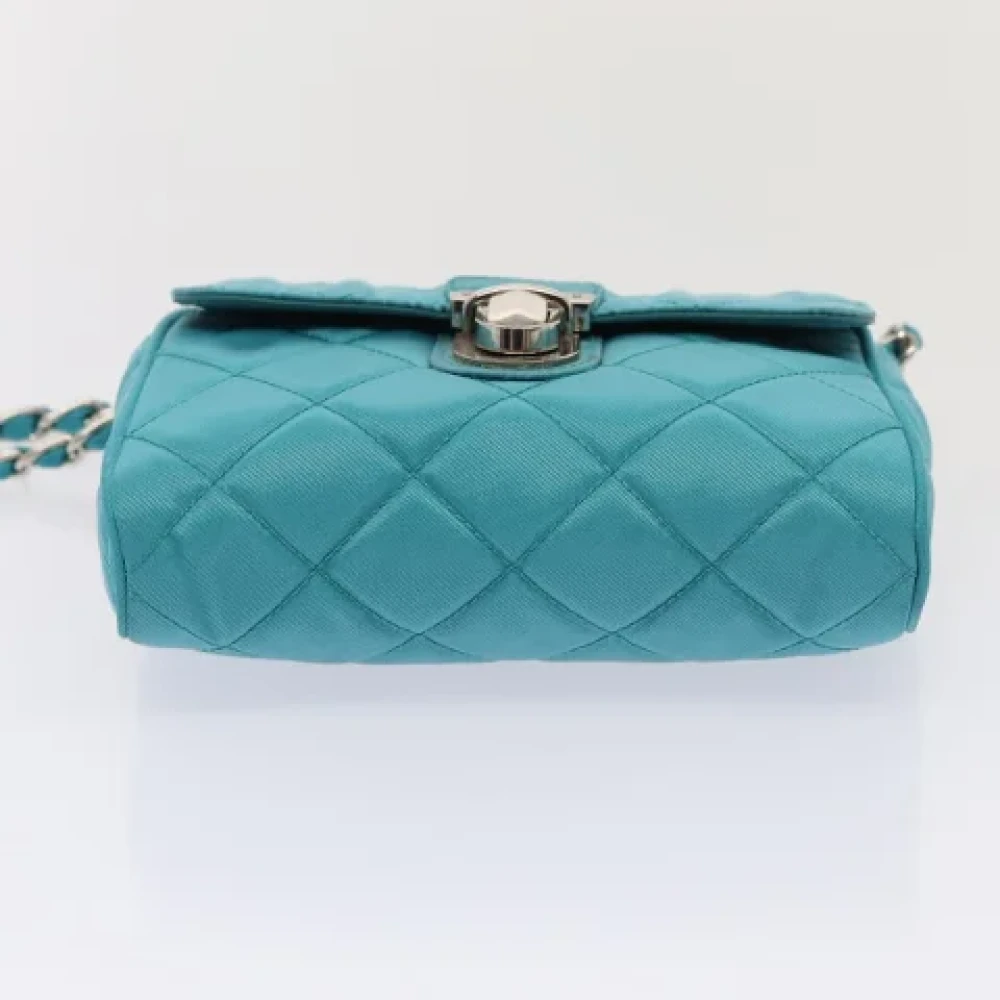 Prada Vintage Pre-owned Fabric prada-bags Blue Dames
