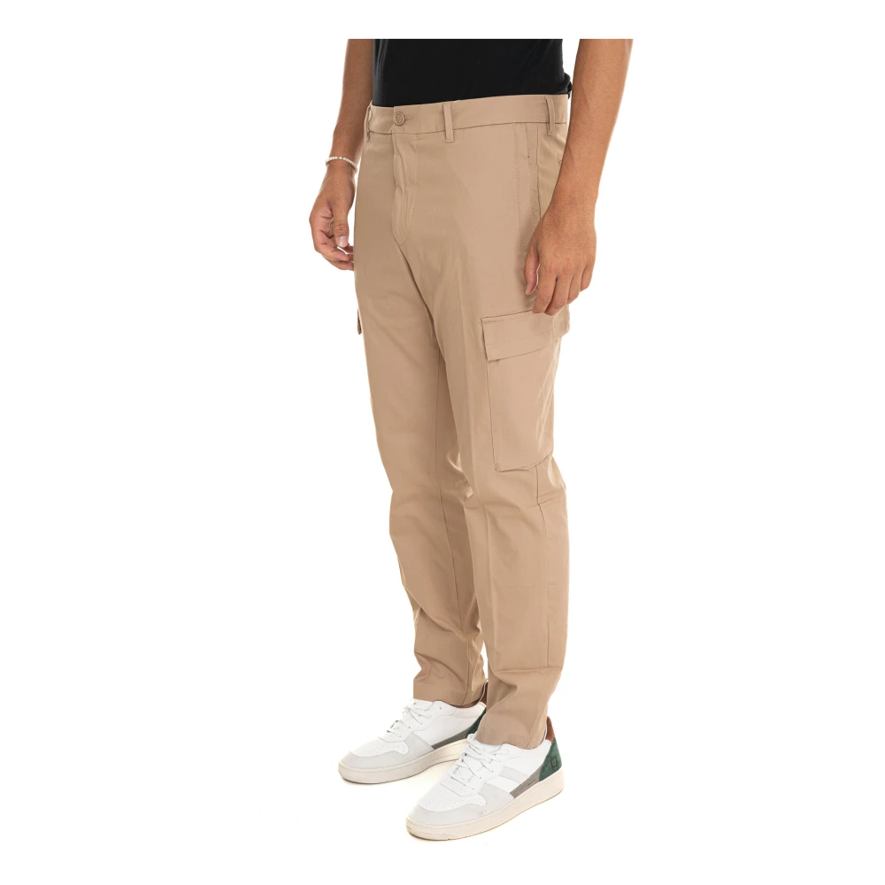Boss Cargobroek met ritssluiting Beige Heren