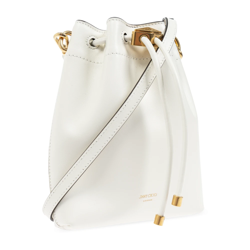 Jimmy Choo Bon emmer schoudertas White Dames