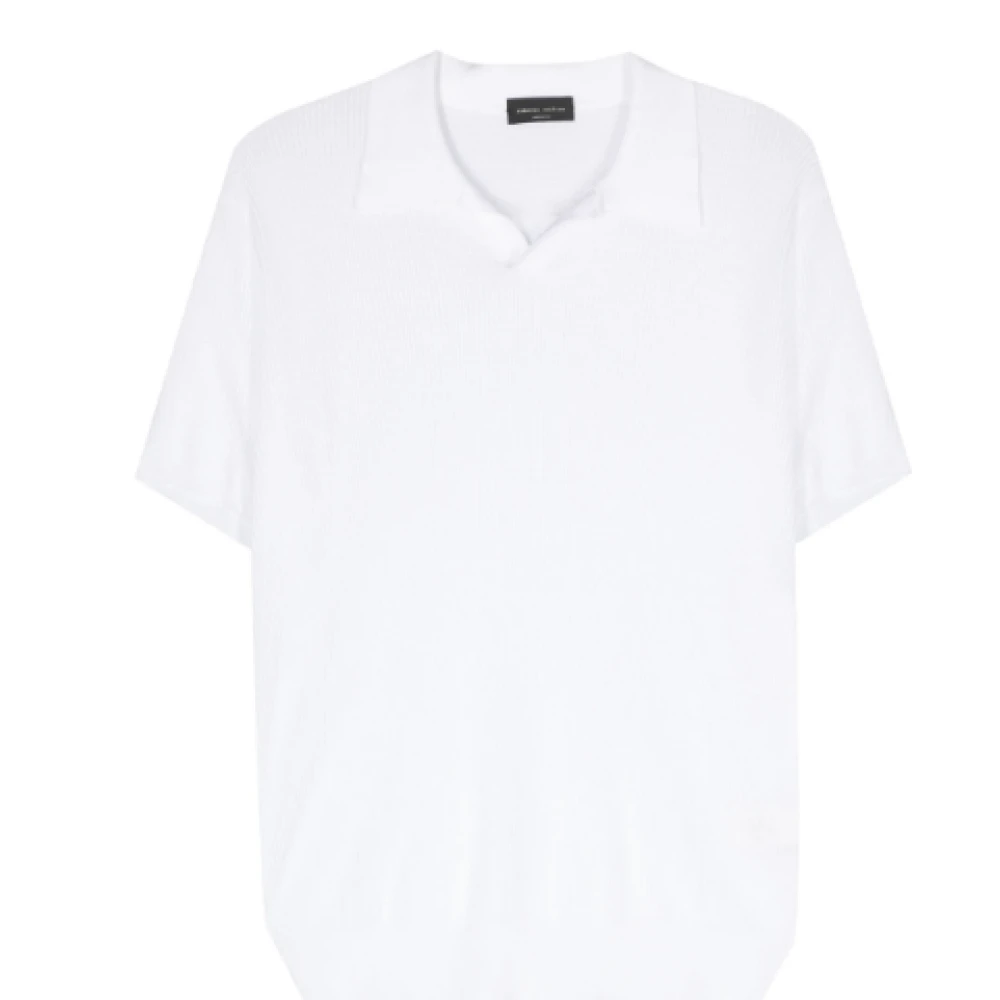 Roberto Collina Witte T-shirts en Polos Collectie White Heren