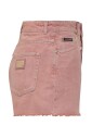roze-denim-shorts-met-logo-patch