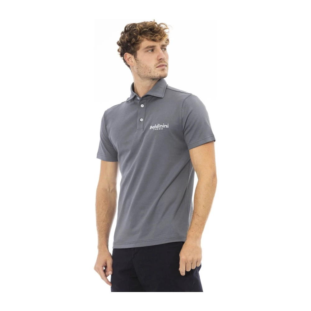 Baldinini Tijdloze Elegantie Polo Gray Heren