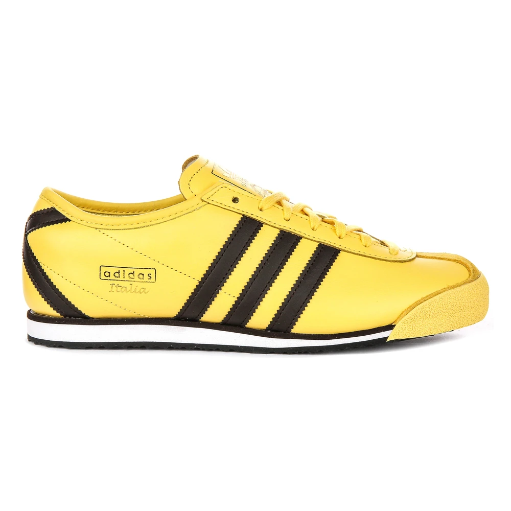 Adidas Women's Yellow Italia 70S Leather Trainers - Skateboarding - 7 Uk - Sport