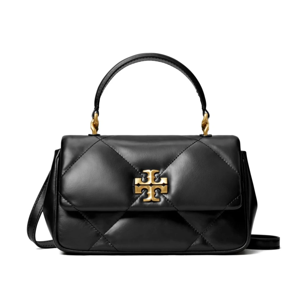 TORY BURCH Zwarte Diamantgestikte Crossbody Tas Black Dames