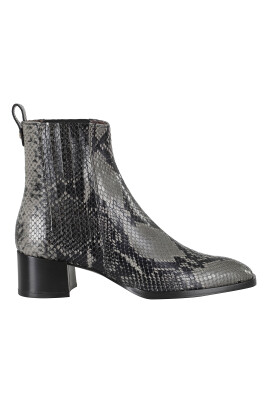 bottine-en-cuir-python-gris
