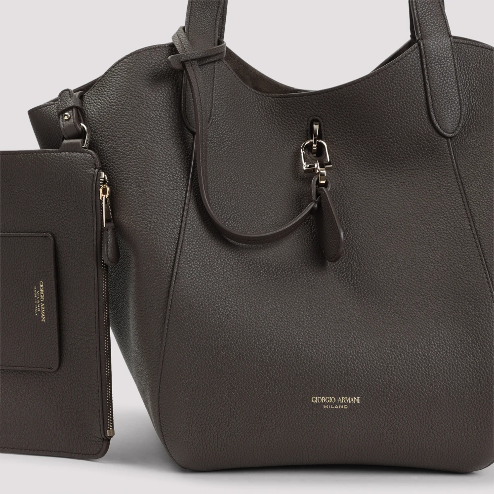 Giorgio Armani Stijlvolle Schoudertas Black Dames